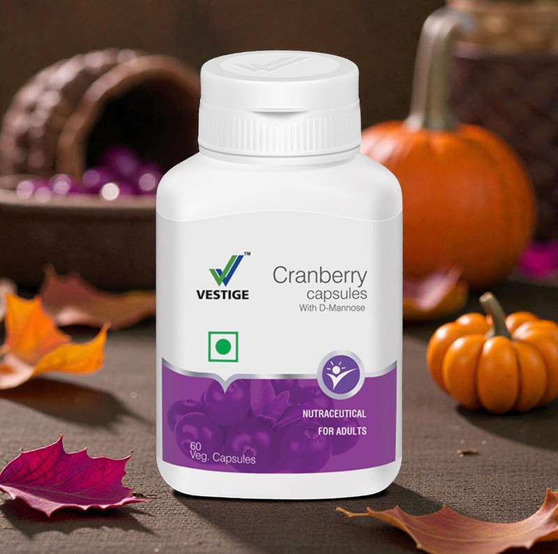 Vestige CRANBERRY CAPSULES 01 UNFLAVOUR Capsules(100 g)