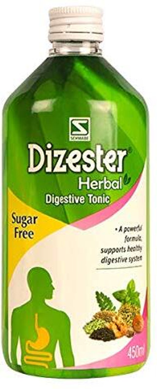 Dizester Herbal Digestive Tonic Organic Ingredients for Improves Metabolism, Immunity Sugar Free Drink(450 ml)