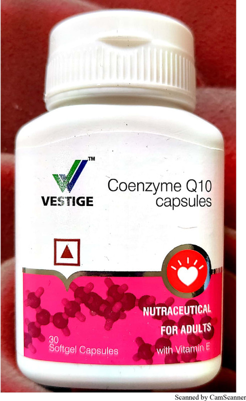 Vestige COENZYME Q10 CAPSULES UNFLAVOUR Capsules(100 g)