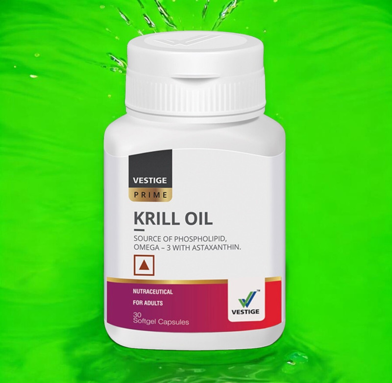 Vestige KRILL OIL CPASULES CAPSULE 1 UNFLAVOUR Capsules(100 g)