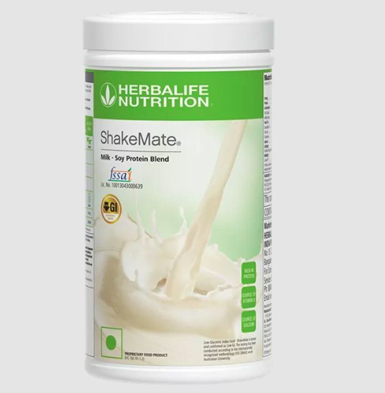 HERBALIFE Nutrition ShakeMate (Milk - Soy Protein Blend) | Milk Powder(500 g)