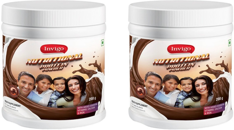 Vestige PACK OF 2 VANILLA PROTEIN POWDER 200G VANILLA Powder(400 g, Pack of 2)