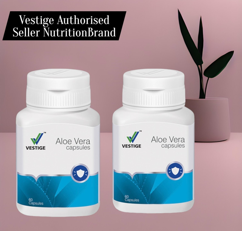 Vestige ALOE VERA 1 PACK UNFLAVOUR Capsules(100 g)