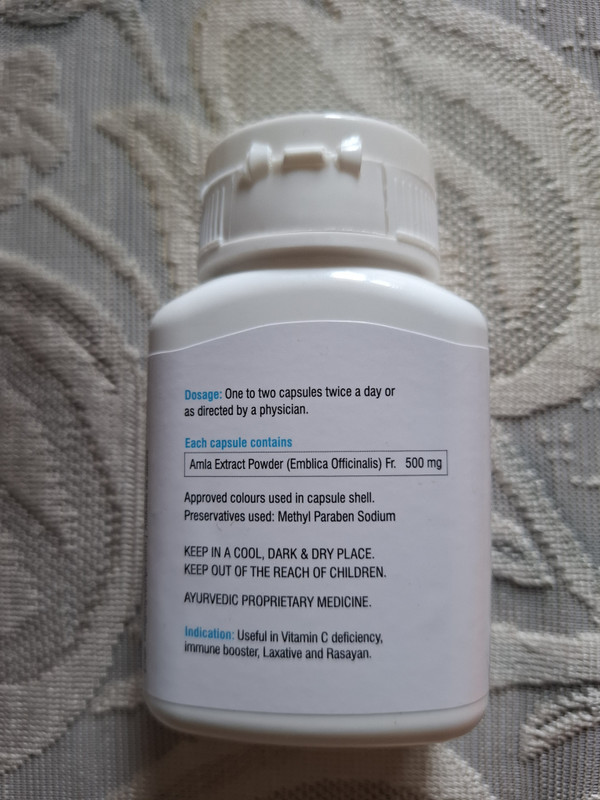Vestige AMLA 60 CAPSULE | unflavored Capsules(1 g)