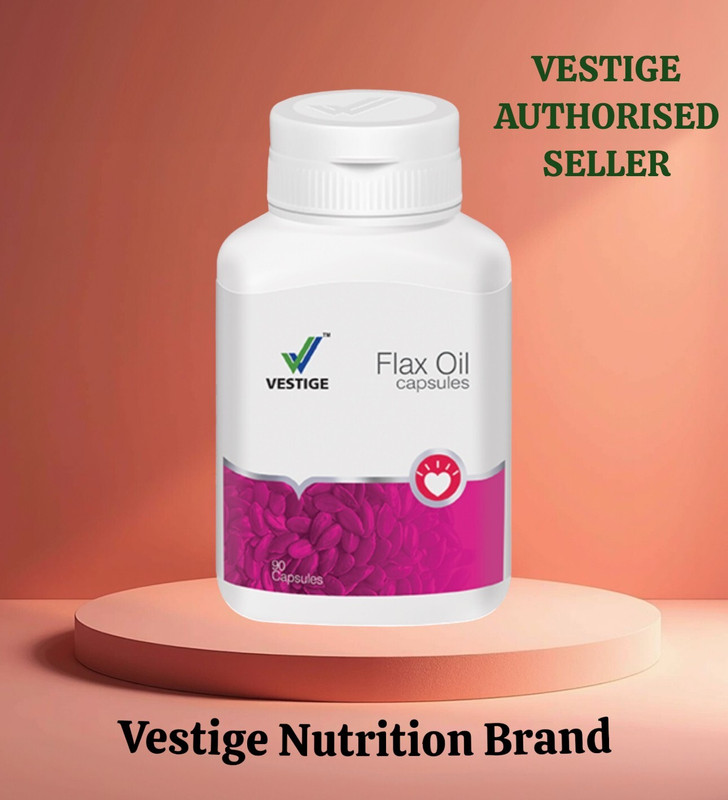 Vestige FLAX OIL 90 CAPSULES UNFLAVOUR Capsules(100 g)