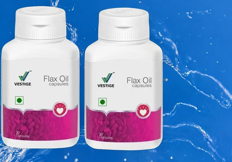 Vestige FLAIX OIL 2 COMBO PACK UNFLAVOUR Capsules(1 g, Pack of 2)