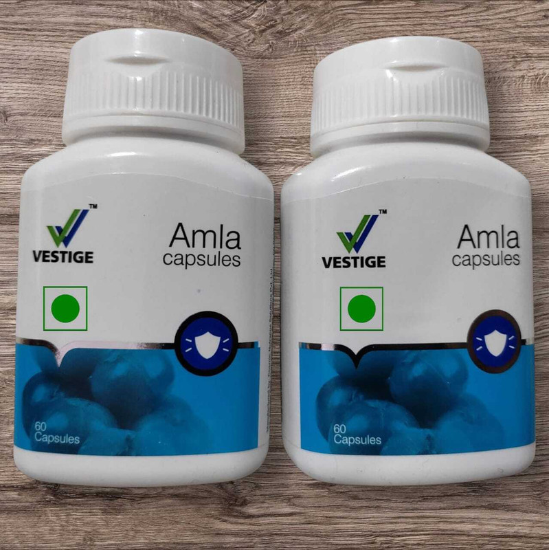 VESTlGE AMLA 60 CAPSULES PACK 3 UNFALVAR Capsules(200 g, Pack of 3)