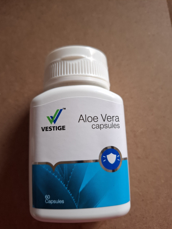 Vestige ALOE VERA CAPSUULE. unflavored Capsules(1 g)