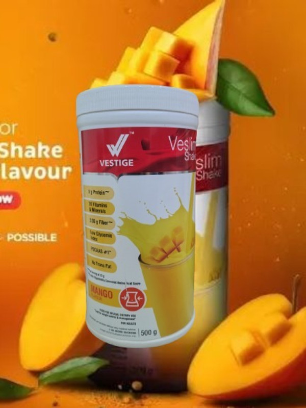 Vestige MANGO SHAKE WEIGHT LOSS SHAKE MANGO Powder(500 g)