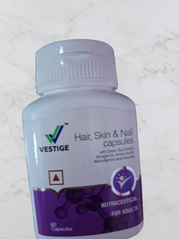 Vestige HAIR SKIN NAIL CAPSUULE UNFLAVORD Capsules(1 g)