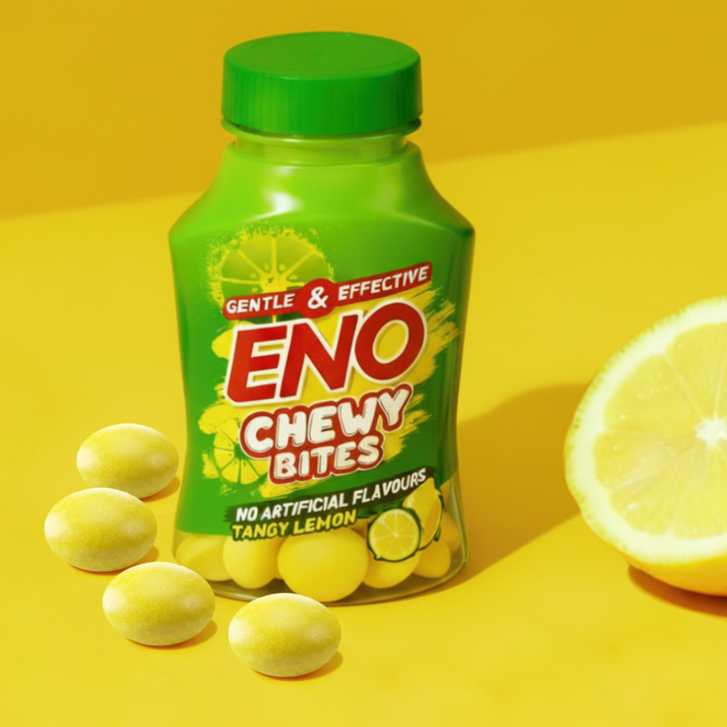 ENO CHEWY BITES Tasty Chewable Antacid Lemon Flavour Lemon Tablet(30 No)