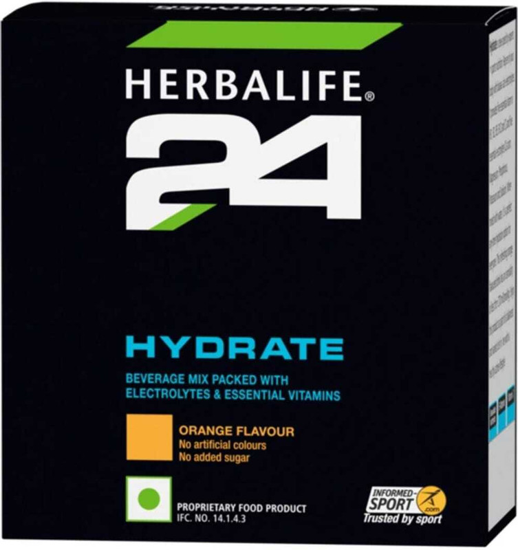 HERBALIFE H24 HYDRATE1 Hydration Drink (100 g, ORANGE Flavored) Unflavered Powder(100 g)