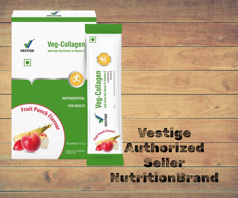 Vestige VEG COLLAGEN POWDER PACK 1 UNFLAVOUR Capsules(100 g)