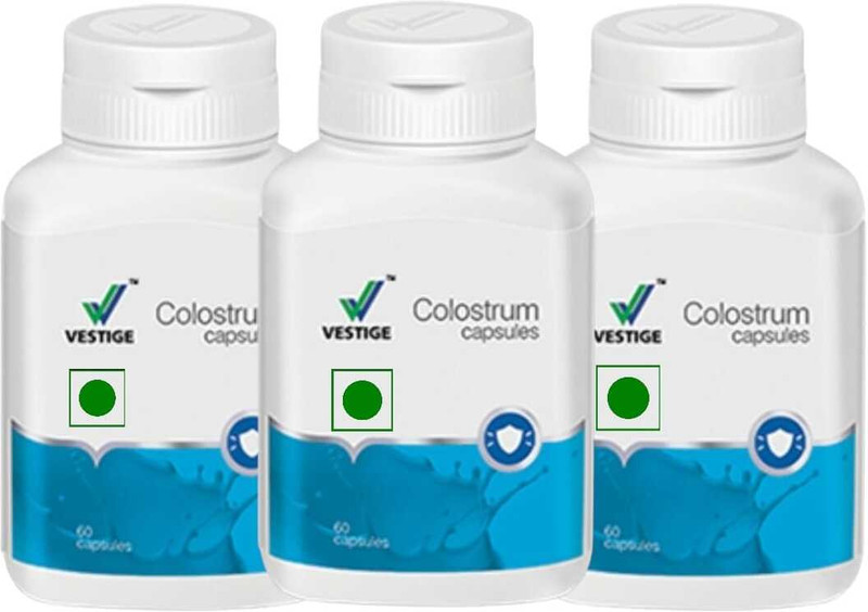 VESTlGE VESTIGE COLOSTRURM 60 CAPSUIES PACK OF 3 UNFALVAR Drink(180 ml, Pack of 3)