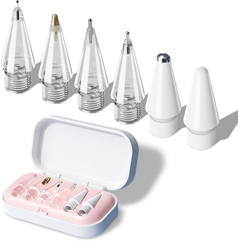 HASTHIP Replacement Pencil Tips for Pencil and Crayon 4 Pack(White)