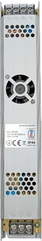 BALRAMA 12V 100W Ultra Slim Metal Body LED Power Supply SMPS 12 Volt 10 Amp DC Adaptor 8.3 A Step Dimmer(Silver)