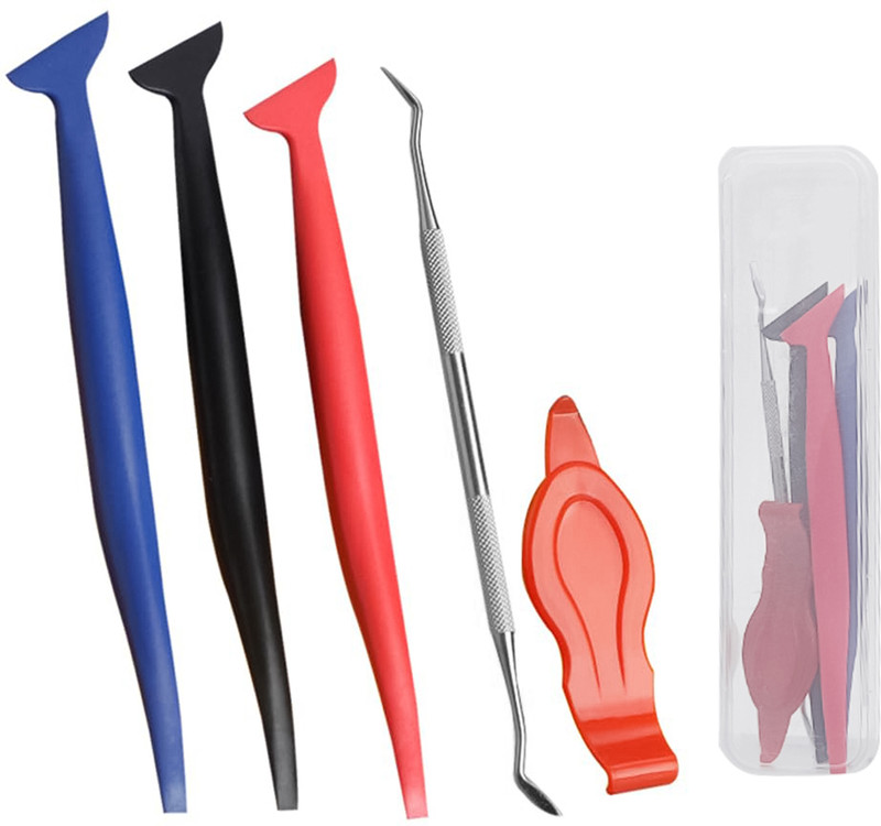 Probero 5pcs Car Film Tools Detailing and Tucking Accessories Set Vehicle Tool Kit
