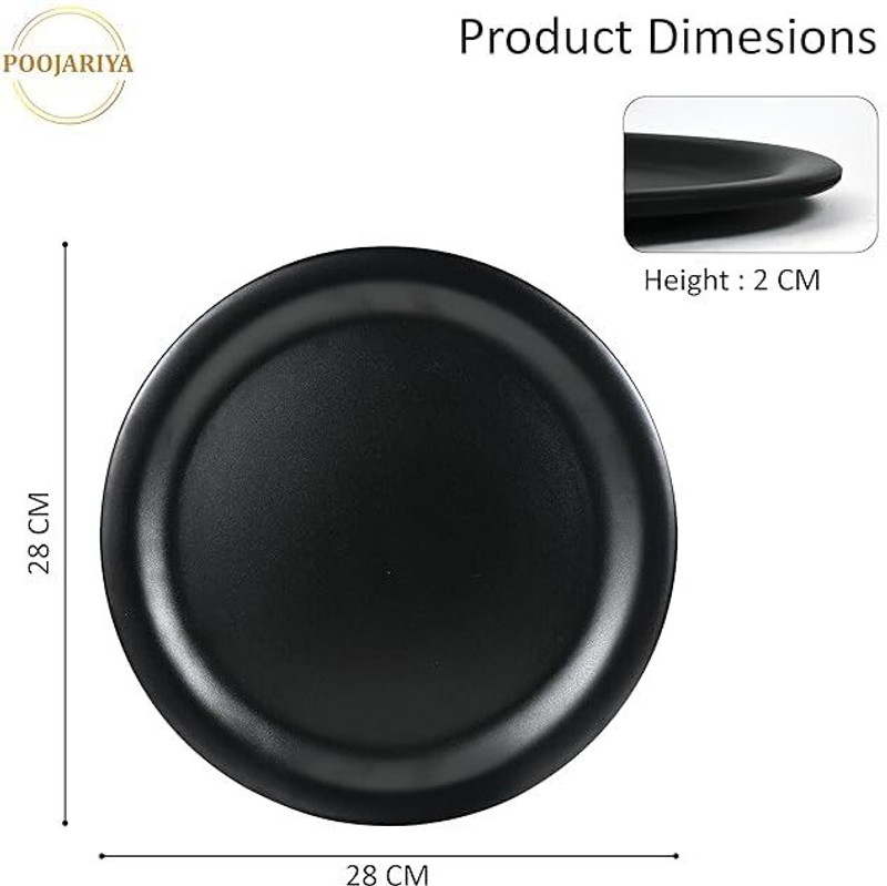 Adadeeti round black101 Plate Warmer(roundblack101)