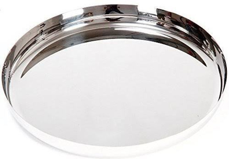 Rajlaxmi Pack of 6 Stainless Steel KHOMCHA Dinner Set(Steel)