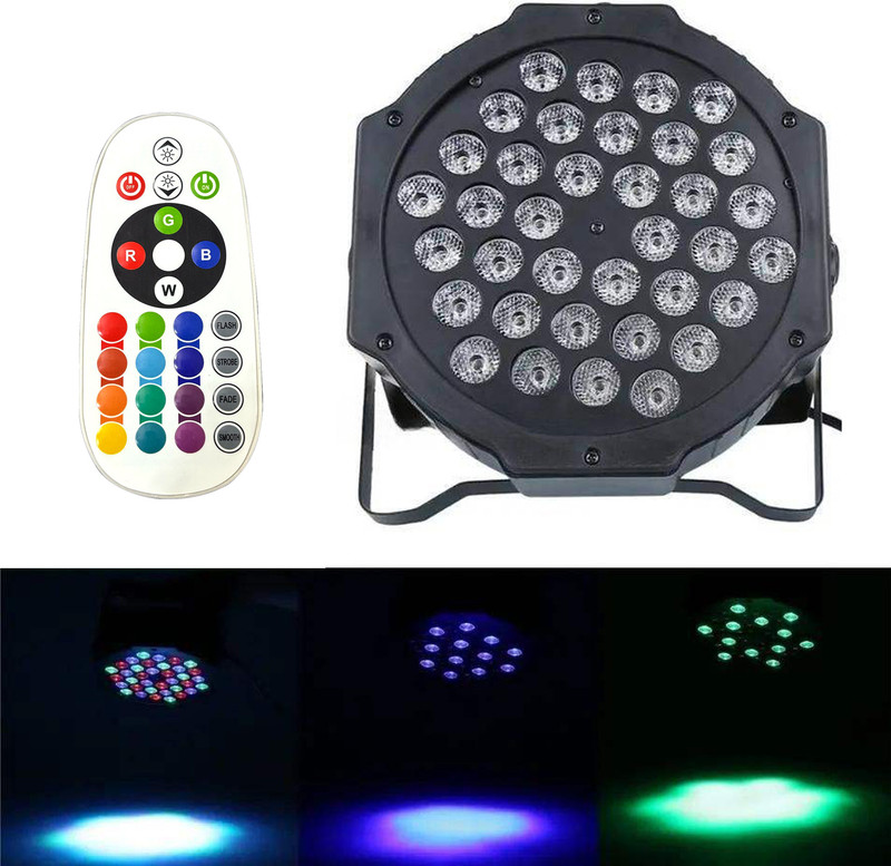 WRADER 36 LED Stage Disco Light with Remote Control DMX Control Disco Ball Set(Ball Diameter: 18 cm)