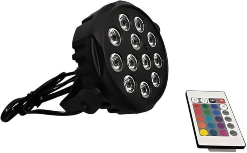 KAVYARA 12 LED DJ Light RGB LED DJ Disco Lights with Flashing Lights for Party Shower Laser Light(Ball Diameter: 12.5 cm)