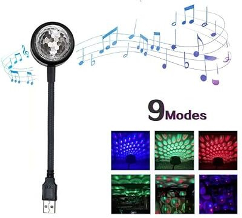 PAPLAJ ENTERPRISES USB Star Night Light Projector and Mini Disco Ball Light, Disco Ball Set(Ball Diameter: 5 cm)