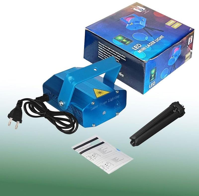 Xydrozen Six Pattern Single DottedProjector Lights Shower Laser Light(Ball Diameter: 10 cm)