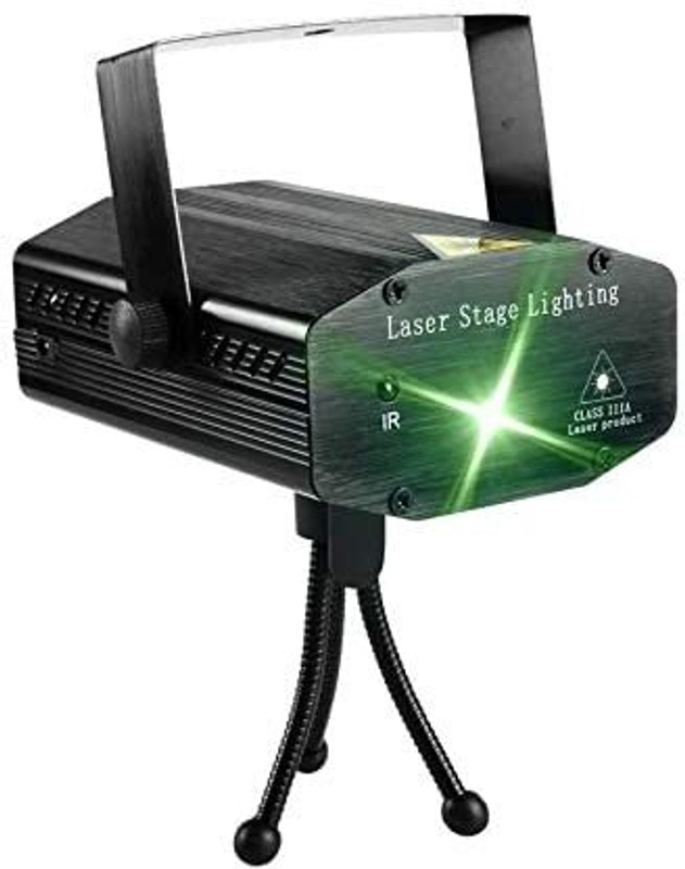 Xydrozen Six Pattern GREEN/RED Mini Laser Light for Party Shower Laser Light(Ball Diameter: 10 cm)