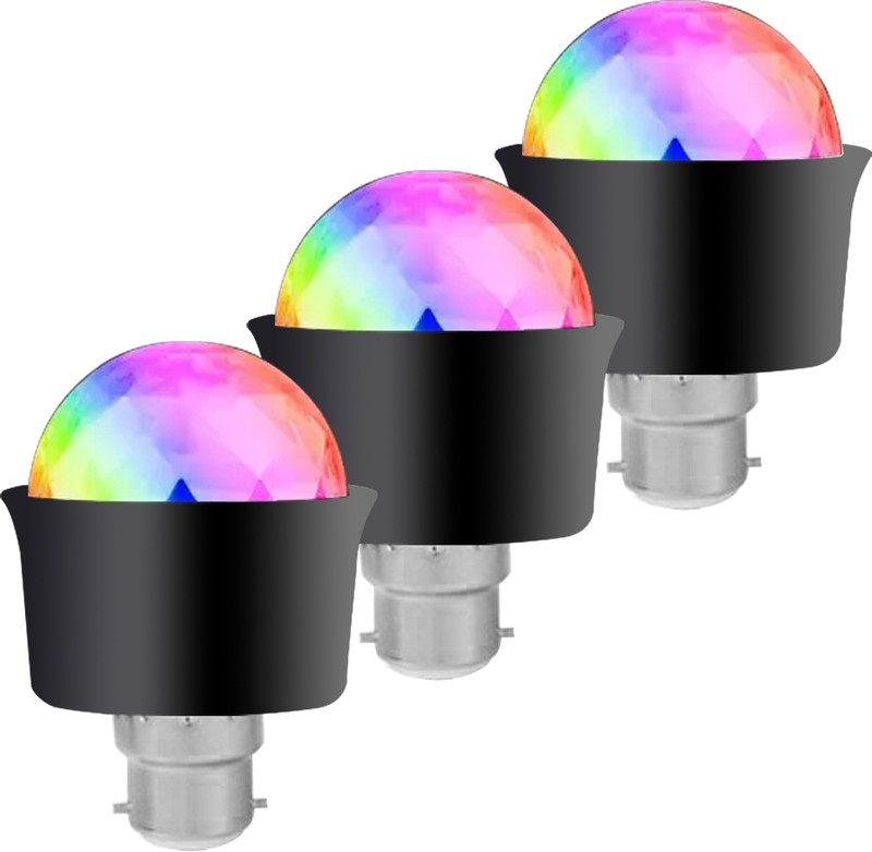 WRADER Mini DISCO DJ Projection Bulb for Bedroom Party Stage Bulb Single Disco Ball(Ball Diameter: 3 cm)