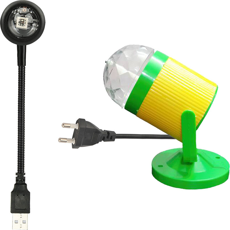 WRADER USB Sunset Light Sunset Projection Light for Home Bedroom Kitchen and More Shower Laser Light(Ball Diameter: 8 cm)