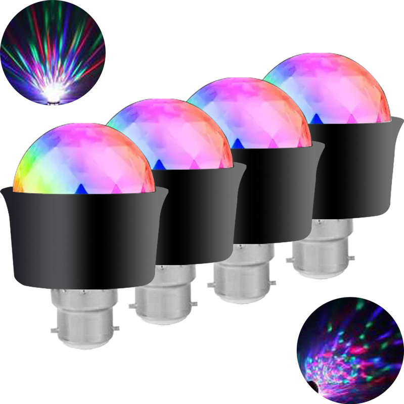 MOBIZAC Small LED Parties Disco Bulbs Single Disco Ball(Ball Diameter: 2 cm)