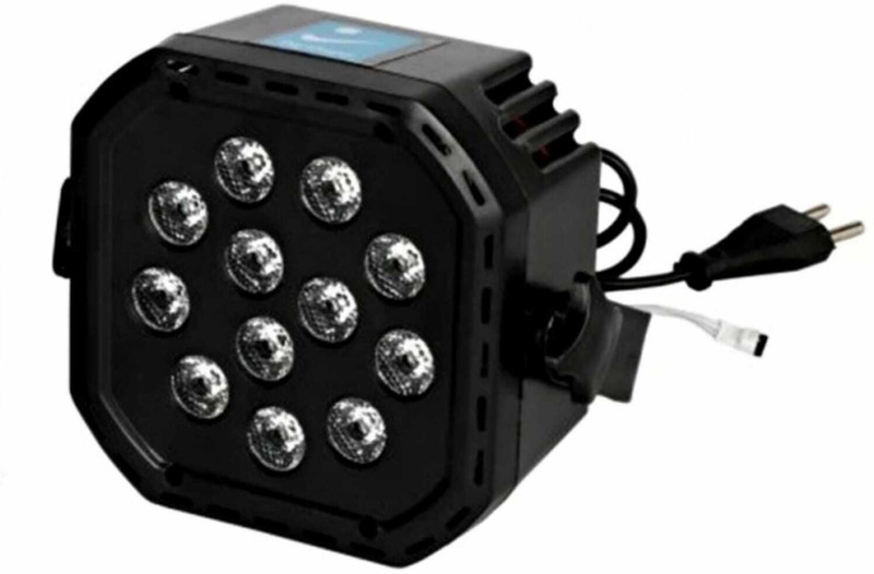 sunever 12 Leds Disco Par light For Occasion and Parties and Stage Light Single Disco Ball(Ball Diameter: 10 cm)