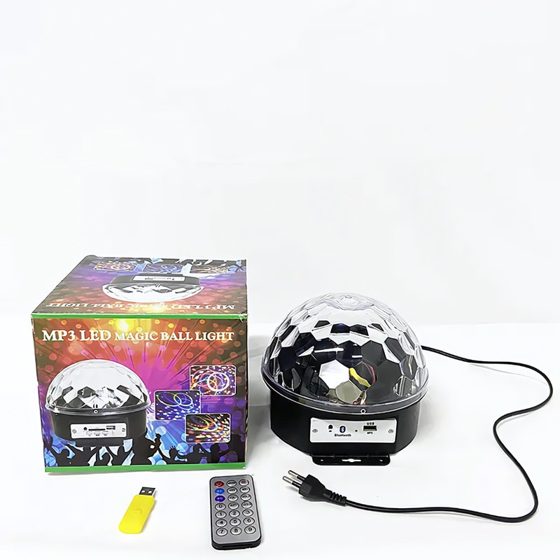 Maverick Led Party Disco Lights Bluetooth RGB Magic Ball Lamp 6W Color Changing Single Disco Ball(Ball Diameter: 18 cm)