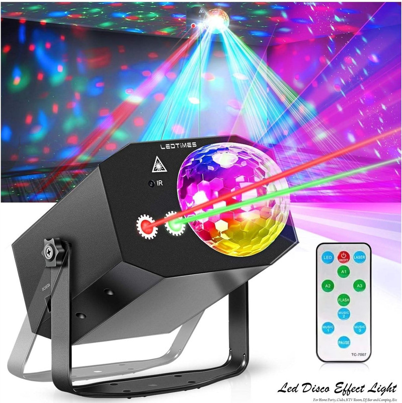 LED TIMES Single Disco Ball(Ball Diameter: 10 cm)