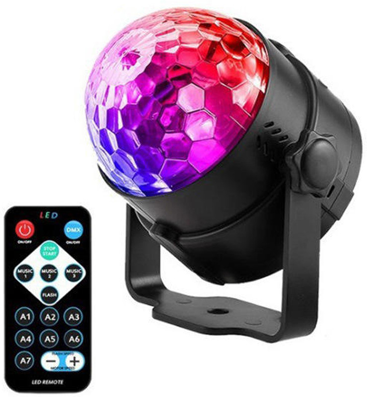 MOOZMOB Disco Projection with Remote for Parties Home Decor Dancing Stage and Birthday Single Disco Ball(Ball Diameter: 10 cm)