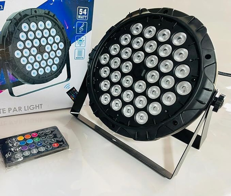 TRUDO Sound Activated Remote Control & DMX Control Uplights for Events Wedding Party Single Disco Ball(Ball Diameter: 18 cm)