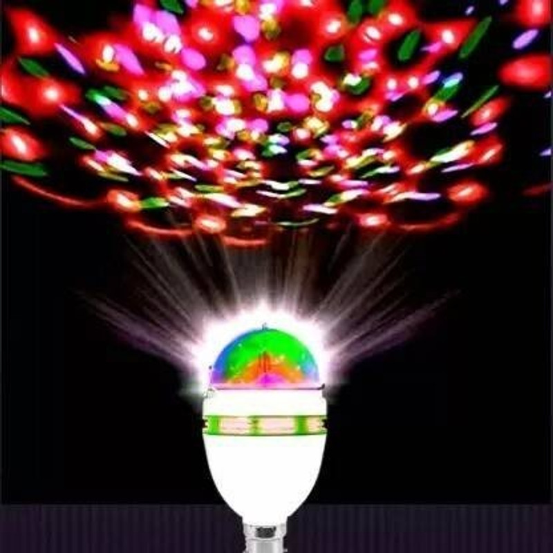 Sulfur Best Buy LED Crystal Rotating Bulb Amazing lighting Effect And Long Life Working Hours Perfect for Home/Festival Decoration & Great finish Single Disco Ball(Ball Diameter: 2.5 cm)