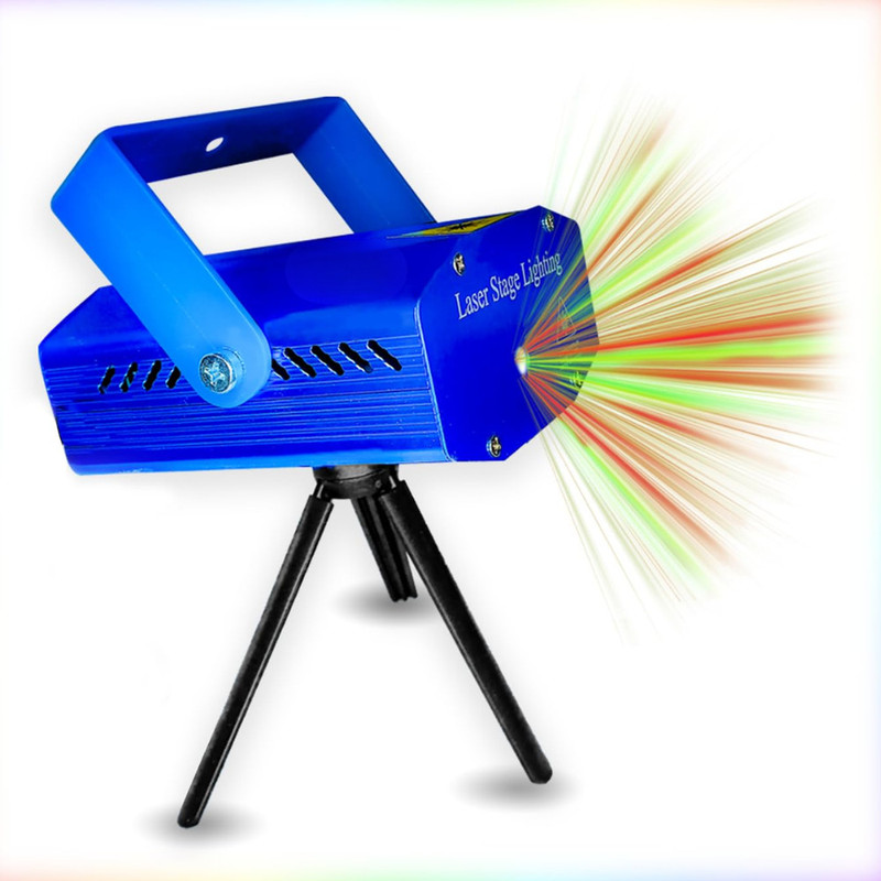 VHR Party Mini Laser Projector Stage Lighting Sound Activated Laser Light Party Shower Laser Light(Ball Diameter: 10 cm)
