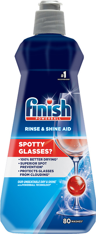 Finish Rinse Aid Shine and Dry Dish Cleaning Gel(Plain, 400 ml)