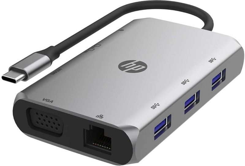 HP S/N-NYTC236241D18100 9 in 1 Hub 9V565AA#ACJ USB-C Docking Hub All-in-One(Grey)