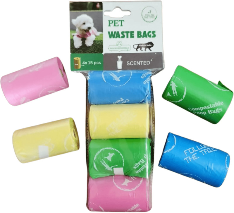 THE DDS STORE Dog Waste Pickup Bags(15 Bags 5 Rolls)