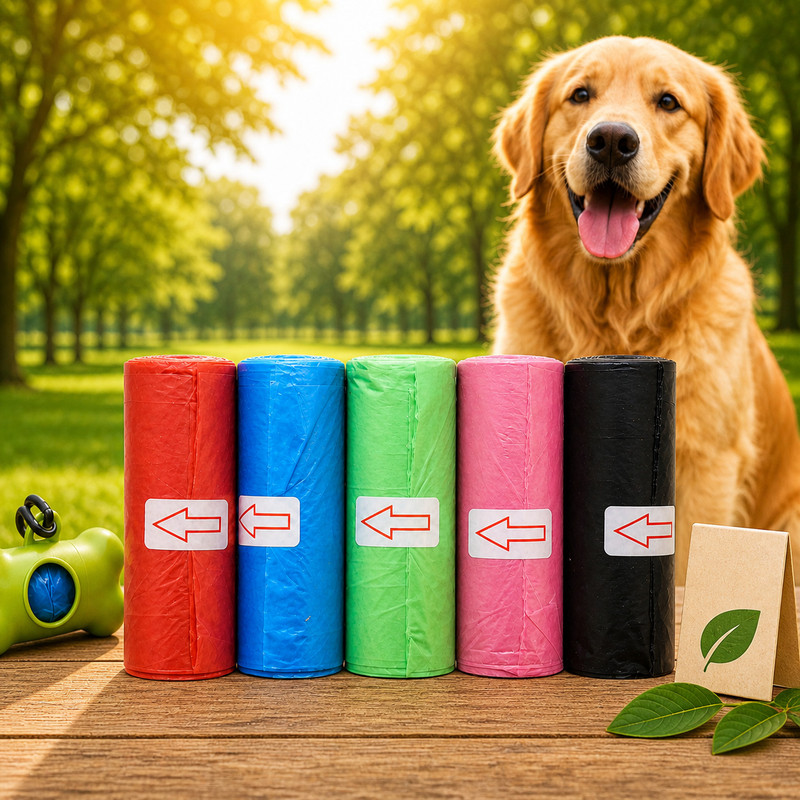 Holy Delight Dog Waste Pickup Bags(15 Bags 8 Rolls)