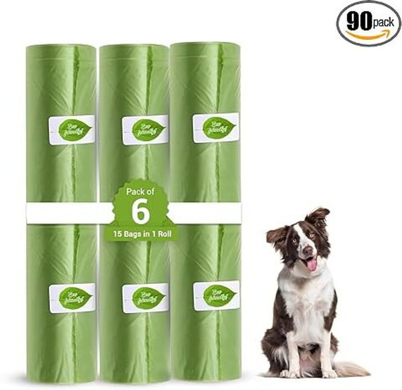Tail & Collar Club Dog Waste Pickup Bags(6 Bags 6 Rolls)