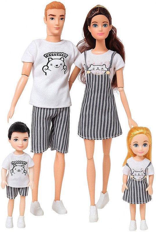 Ladli Fashion Family Doll Set Includes Mom Dad, & Son Dolls for endless fun.(Multicolor)