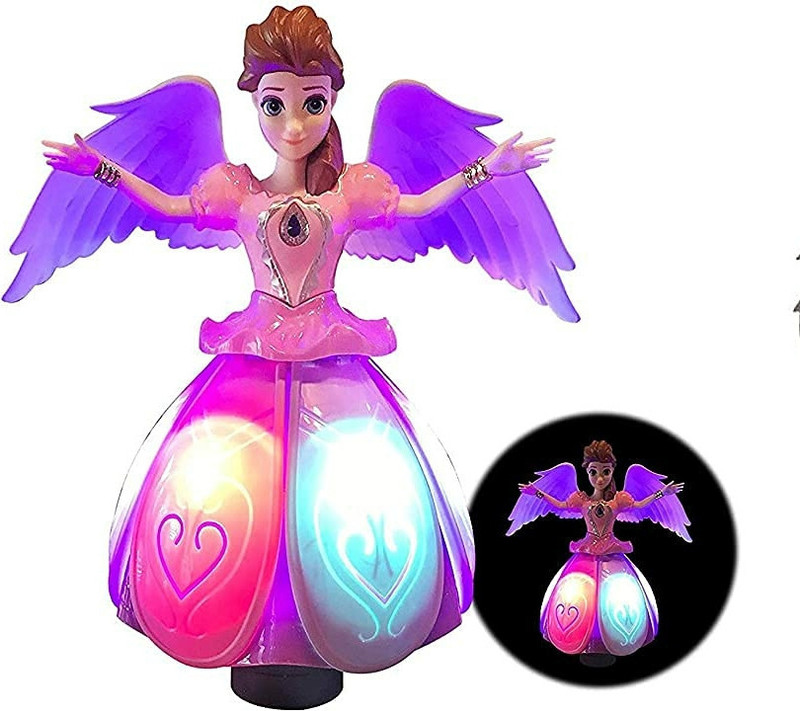 GoBaby ancing Miracle Princess Toy Doll with Wings(Multicolor)