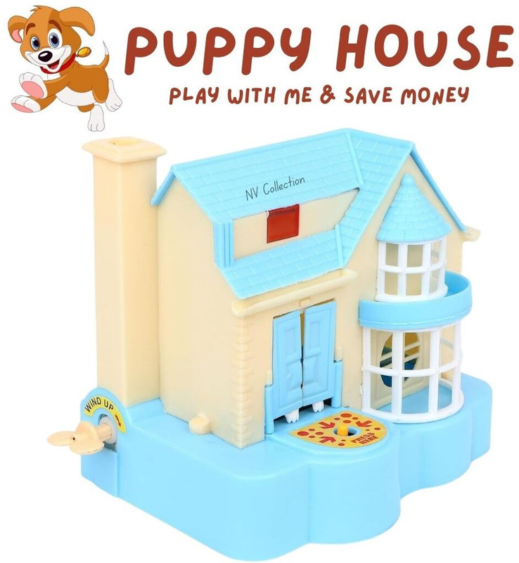 NV COLLECTION Fun saving learning starts with puppy coin vault toy for kids(Multicolor)