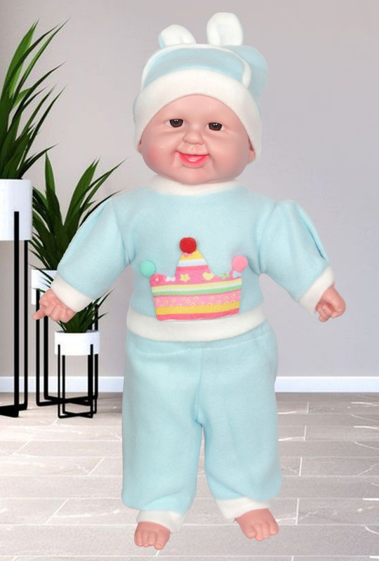Veryke Happy Baby Laughing Musical and Doll, Touch Sensors with Sound Boy origanal baby(Multicolor)