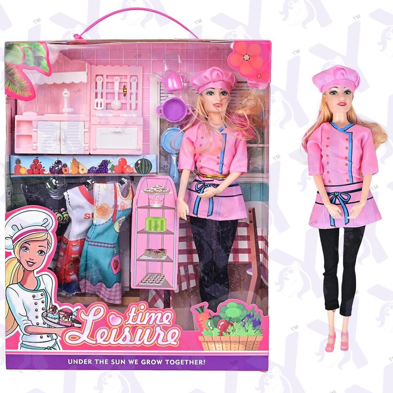 Yunicron Max Chief Doll with Kitchen garden(Pink)