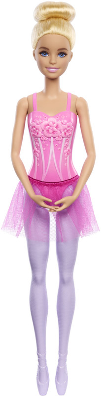 BARBIE Ballerina Doll, Blonde Fashion Doll Wearing Purple Removable Tutu(Multicolor)