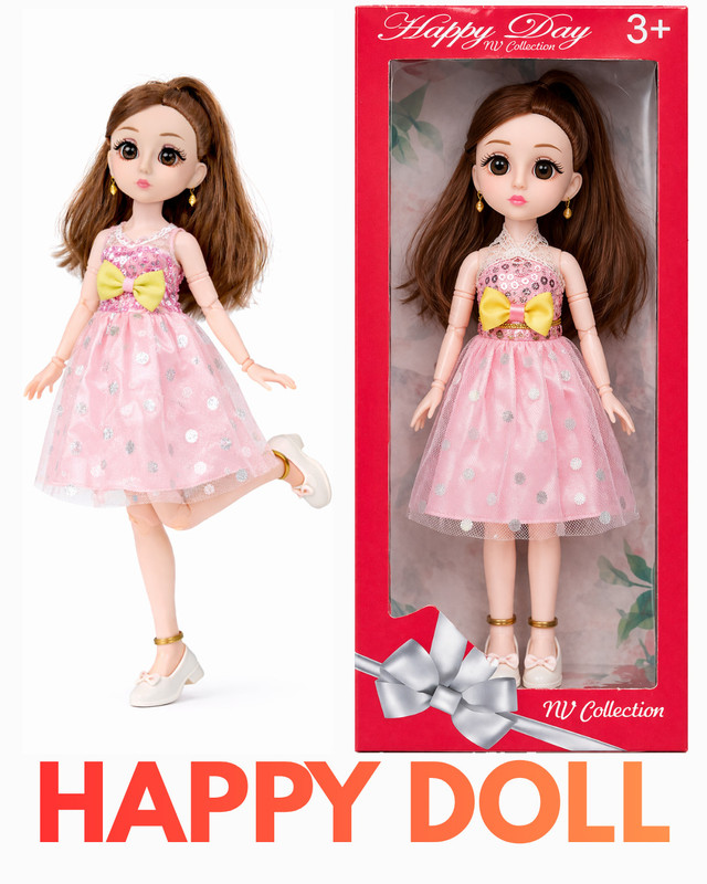 NV COLLECTION Chic doll with a cute appearance and happy energy(Multicolor)